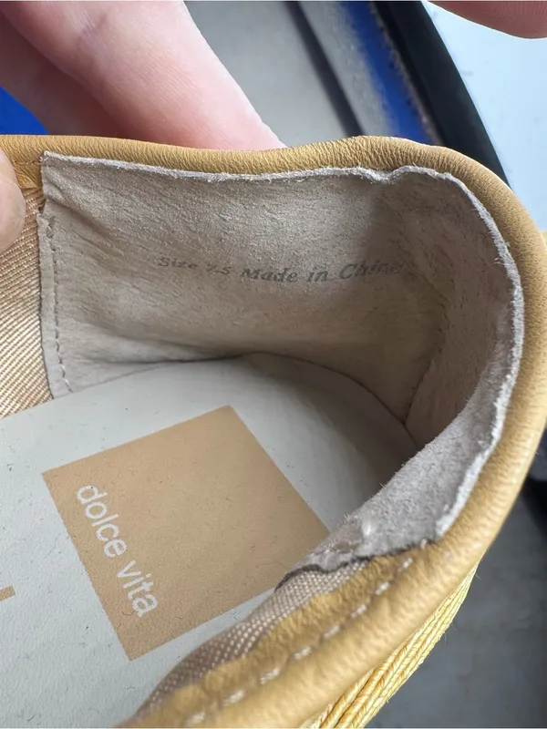 Anthropologie Dolce Vita Baylee Mary Jane Ballet Flats Natural Raffia size 7.5 - Image 2