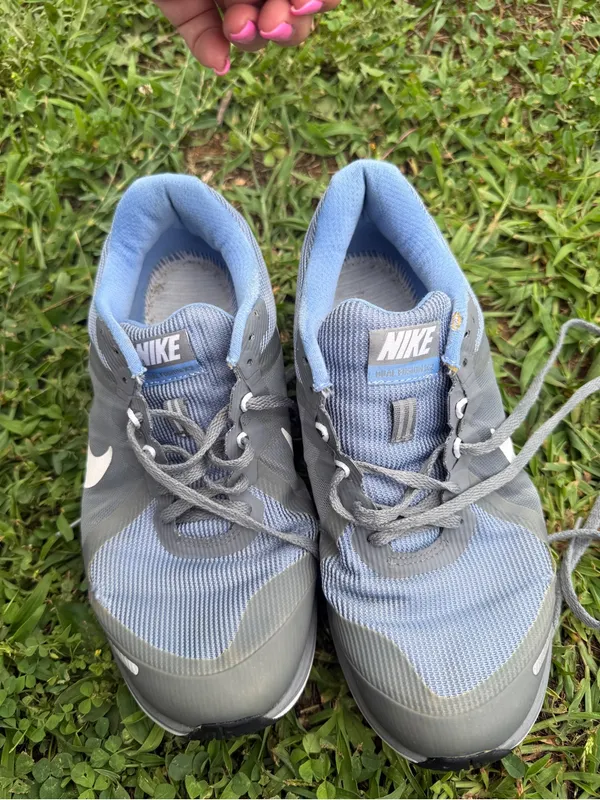 Nike Dual Fusion TR Gray Blue Running Training Shoes Women’s 9.5 Athletic - Image 7