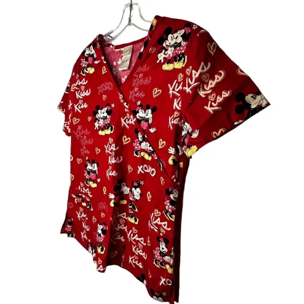 Disney Mickey Mouse Scrub Uniform‎ Shirt - Image 3