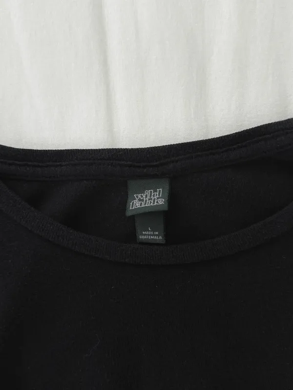 Wild Fable Black crop tshirt - Image 2