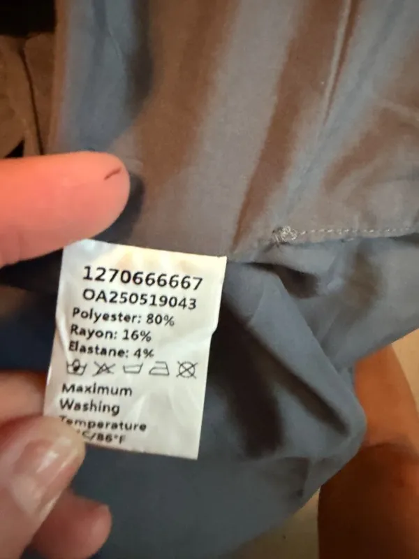 Commense NWT XS Womens Gray Sleeveless Button-Up Vest XS Polyester Blend - Image 5