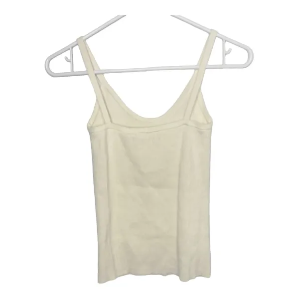 Y2K Moda cream knit tank top medium f - Image 4