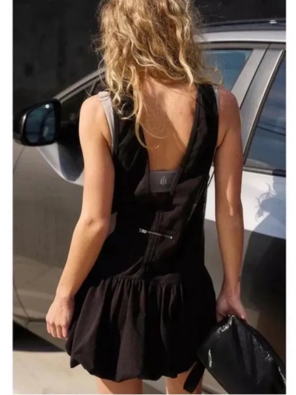 Free People Movement Hot Shot Bubble Mini Dress Size XL - Image 2