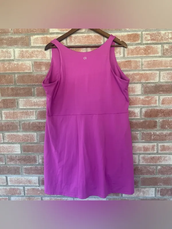 Gap Fit Dress With Shorts Athletic Women’s XXL Pink Athleisure Activewear Tennis - Image 7