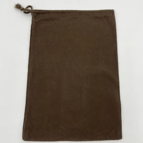 Sigerson Morrison Dust‎ Cover Brown Shoe Storage Drawstring Closure Travel Bag - Image 2