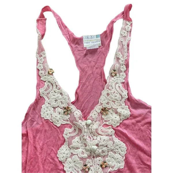 Free People‎ Intimates Racer Back lounge Tank Top XS - Image 5