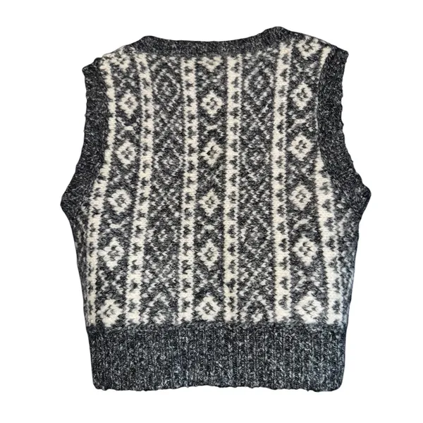 Rag & Bone Alpaca Blend Sweater Vest Womens XS Academia Warm Soft Preppy Holiday - Image 3