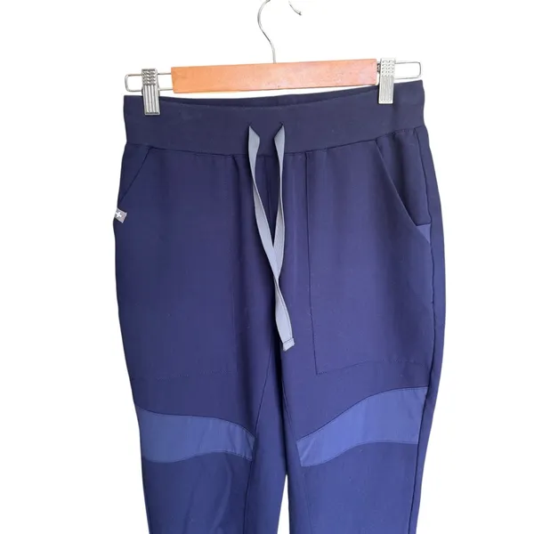 FIGS - Technical Collection Navy Jogger Scrub Pants Sz Xs - Image 3