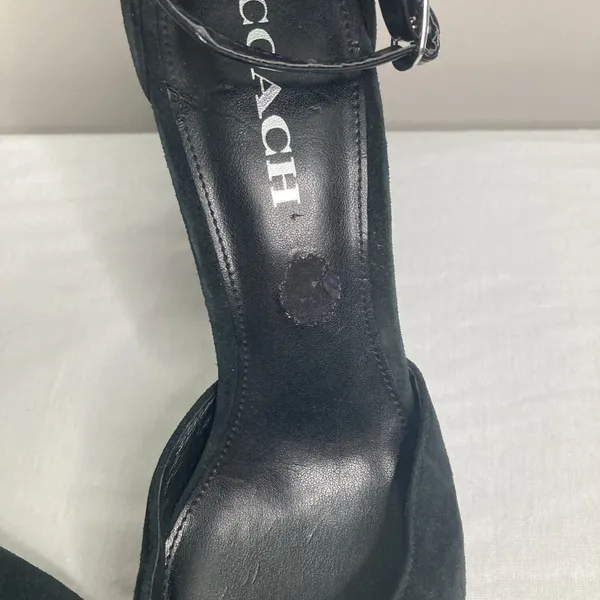 Coach Womens Chrystie Closed Toe Ankle Strap Casual Platforms Fashion Heels 9B - Image 3
