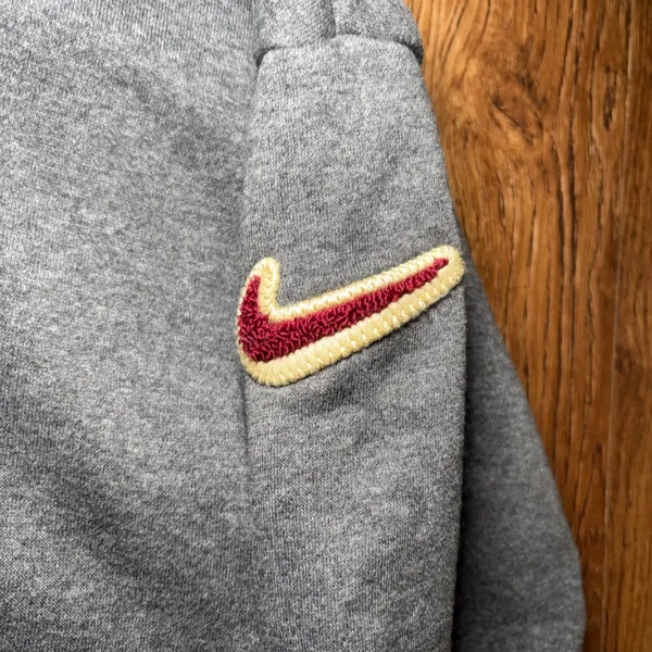 Nike Team FSU Florida State Seminoles Hoodie Sweatshirt Gray Womens L College - Image 3