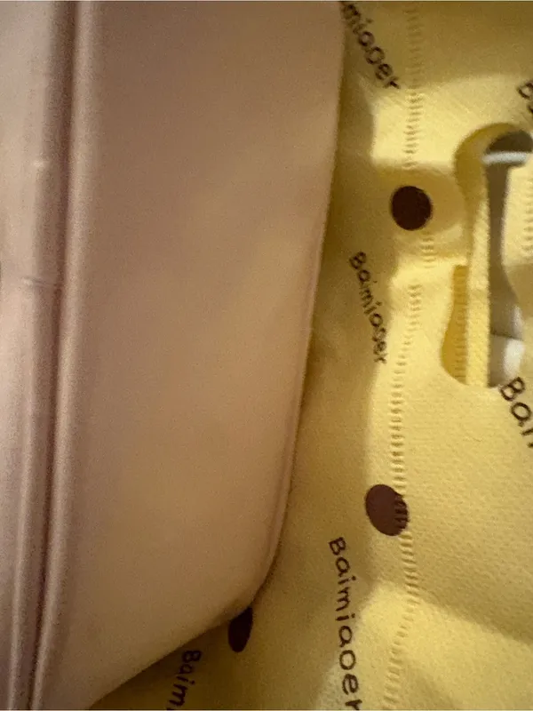 Cute Pink miffy Mini Tote Bag with Front Zip Pocket - Image 5