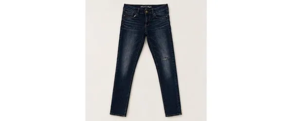 American Eagle Dark Wash Skinny Jeans Y2K 90s Indie Sleaze Size 8 - Image 3