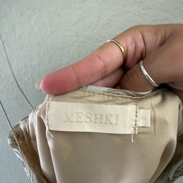 MESHKI Yvonne Crop Top Size S Spring Summer Festival Coachella Vacation - Image 3