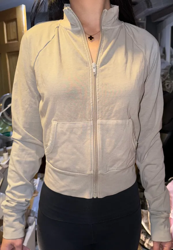 SKIMS LIMITED EDITION TRACK JACKET 'TAUPE' - Image 9