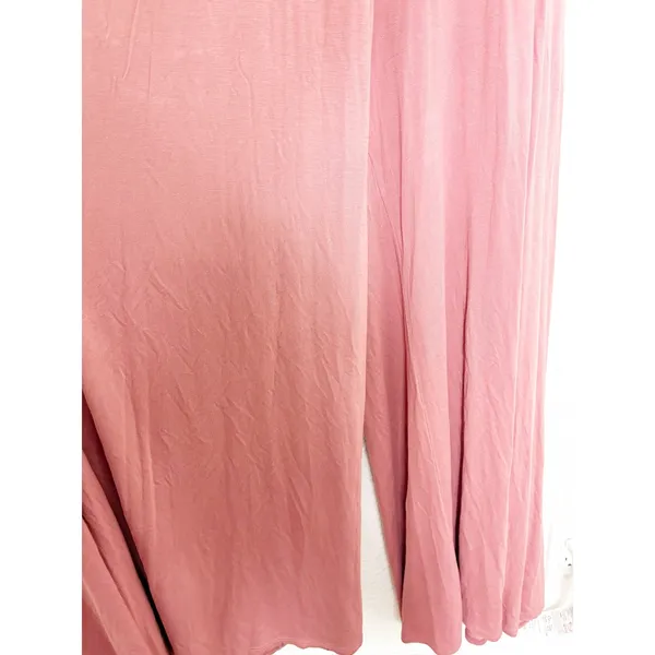 Free People Beach Dani Convertible Jumpsuit Size Medium Pink Maeve Wide Leg Boho - Image 11