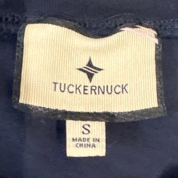 Tuckernuck Clarissa Navy Blue Cotton Knit Maxi Dress Short Sleeve Size‎ Small - Image 3
