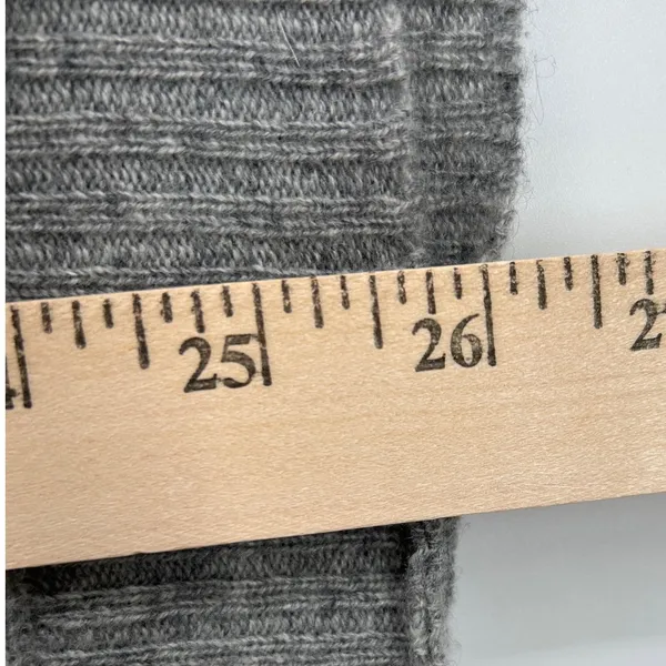 Velvet by Graham & Spencer Heather‎ Gray Quincy Cashmere Sweater Poncho Sz Small - Image 9