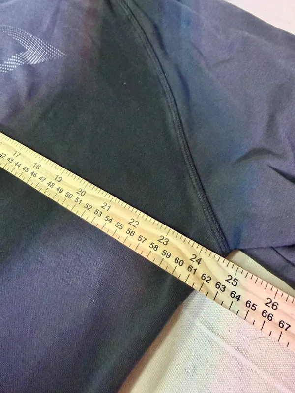 Gymshark Men’s Hoodie Pullover Black Pockets Dotted Shark Logo size XL - Image 2