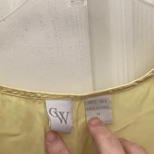 FINAL MARKDOWN CW silk tank top (M) Size M - Image 3