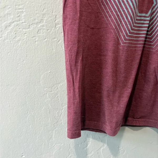 Volcom Burgundy Red Short Sleeve T-Shirt - Image 6