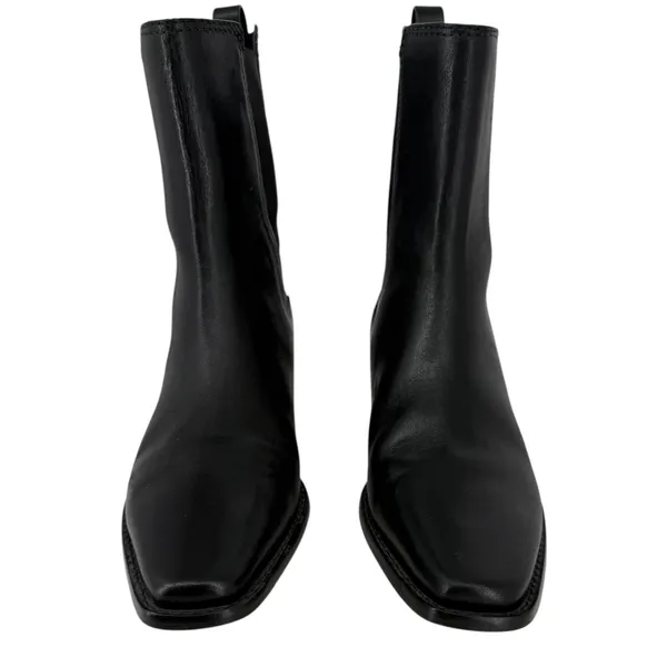 Tory Burch‎ Womens Black Leather Square Toe Chelsea Ankle Boots 143257 Size 6.5M - Image 7