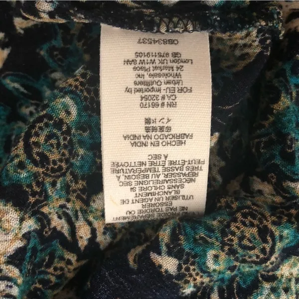 FREE People the lady luck printed tunic dress size Small - Image 6