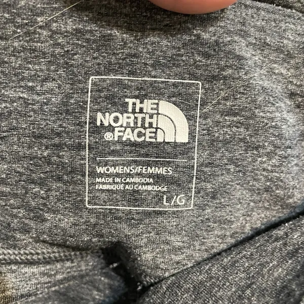 The North Face Womens Gray Athletic‎ Crop Leggings Activewear large - Image 8