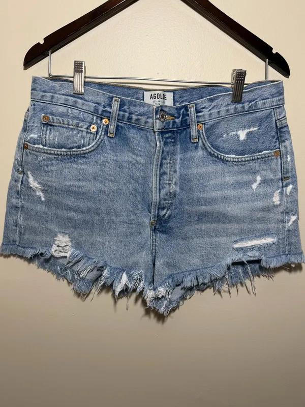 Agolde Parker Cut-Off Shorts Swapmeet - Image 2
