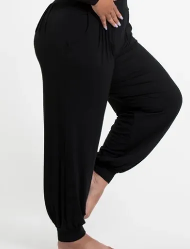 Black Harem Pant Joggers Size Size 1 - Image 3
