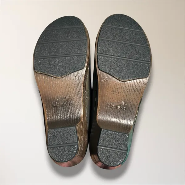 Dansko Mavis Brown Nubuck‎ Studded Clogs EU 42 US 11.5-12 Comfort Leather Shoes - Image 7