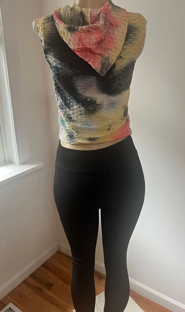 Leggings Camouflage Tights And Top - Image 5