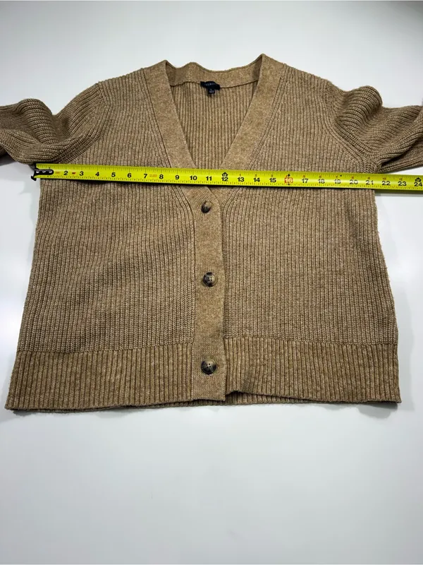 Talbots Wool Blend V-Neck Button Cardigan Sweater - Image 4