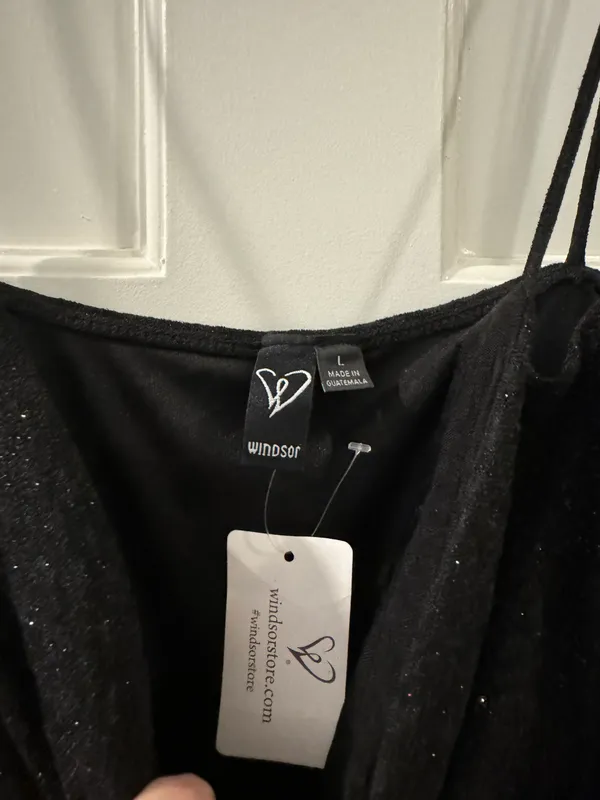 Windsor Black Sparkly Formal Gown - Image 3
