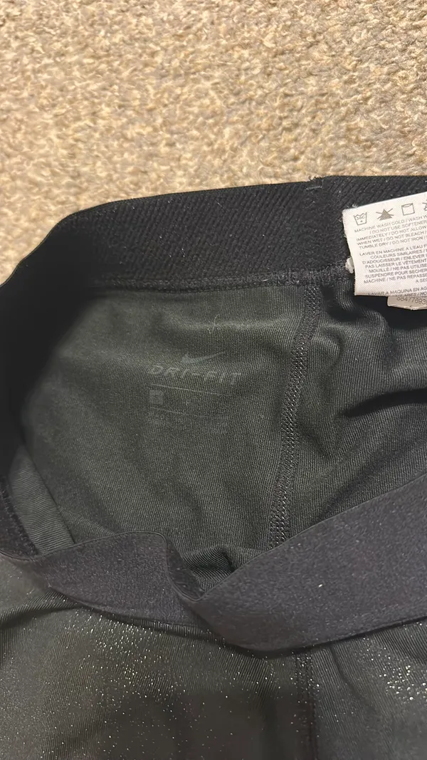 Sparkly Nike Spandex Pro Dri-Fit Shorts Small - Image 4