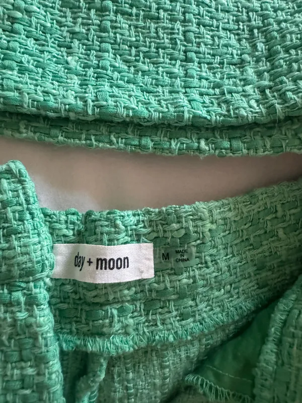 Day and Moon Green Tweed Set - Image 3