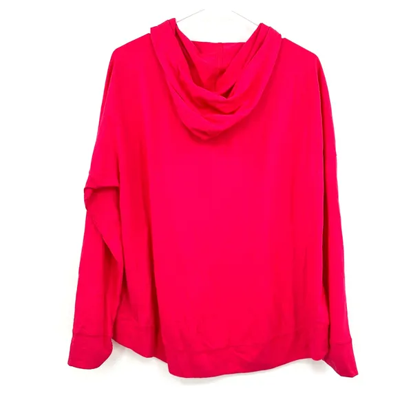 Puma Size XL Pink Jersey Knit Pullover Cowl Neck Hoodie‎ Outerwear Light Shirt - Image 2