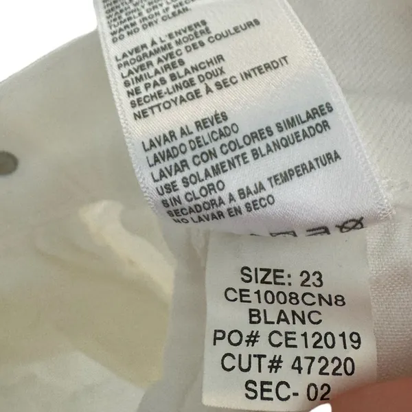 Current/Elliott Arroyo Jean Straight Leg White 23‎ - Image 10
