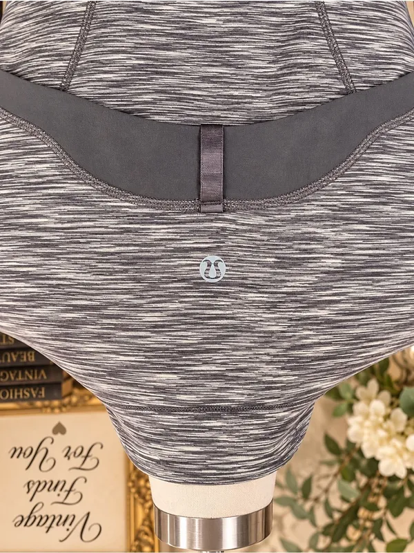 Lululemon Define Jacket Space Dye Gray White Full Zip Women’s Size 8 - Image 3