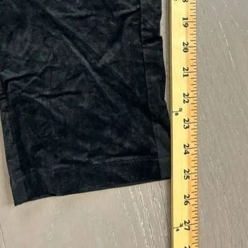 Lulus Pants Sz M Black‎ Velvet Touch Cropped Ankle Pants Indie Alternative - Image 6