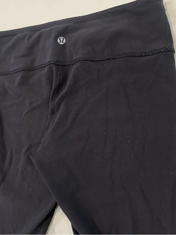 Lululemon Reversible Wunder Under Full Length Leggings Women’s 6 Black/Patchwork - Image 3