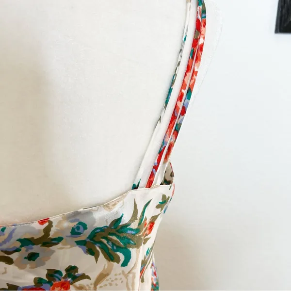 Vintage Victoria's Secret floral lace satin cami M/L - Image 10