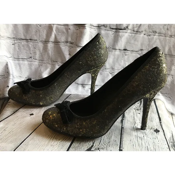 Chinese Laundry Fall for Glitter Women’s Heels Gold Size 7M New in Box - Image 8
