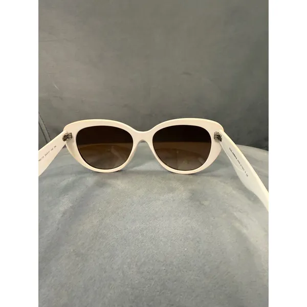 Dolce & Gabbana White & Floral Cat-Eye Sunglasses DG 4189 2780/13 Made in Italy - Image 3