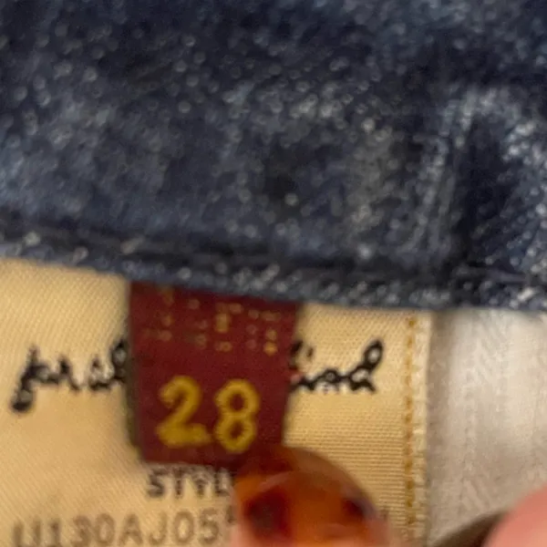 VTG Y2K 7 for all Mankind Classic Blue Women's Jeans Low Rise BootCut - Image 11