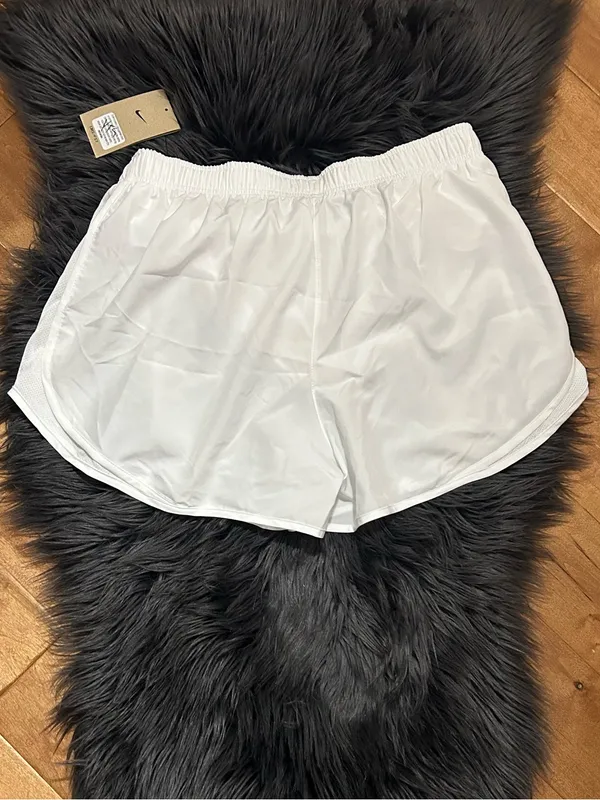 Nike Dri-fit Tempo Running Short White Women's Running Shorts Size XL - Image 4