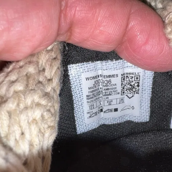 Merrell Alpine Pull On Knit Boot Womens 10.5 Tan Après Ski Cabincore Winter - Image 6