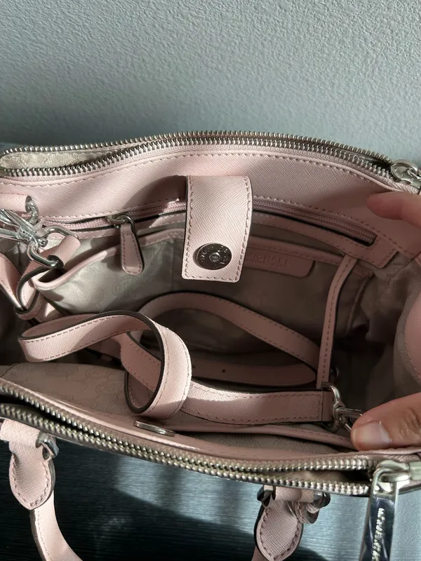 Michael Kors Pink Satchel Handbag - Image 4