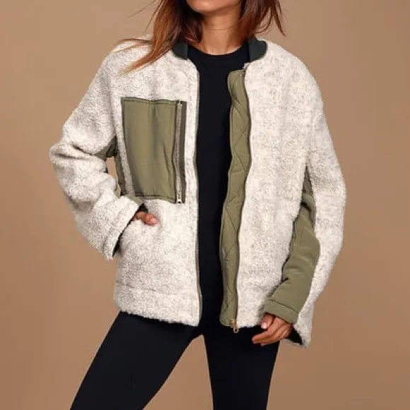 Free People Sherpa Jacket - Image 4