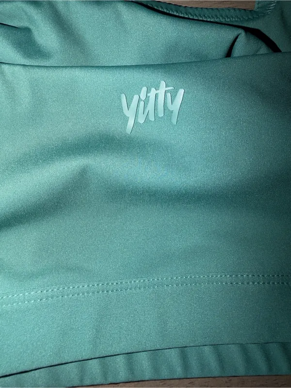 YITTY Dusty Sage Square-Neck Sports Bralette - Image 5