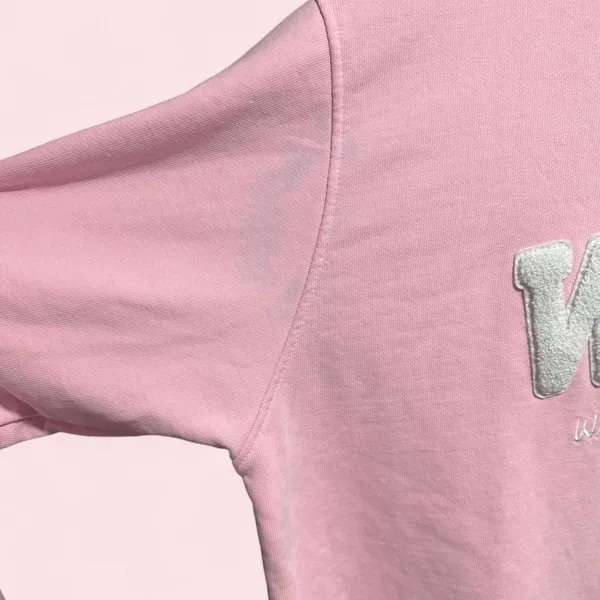 WLL Mockneck Sweatshirt Birthday Edition Pink L/XL Terry Interior - Image 4